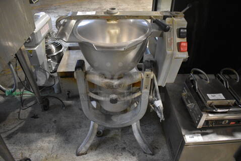 Hobart HCM 300 Metal Commercial Floor Style Horizontal Cutter Mixer. 200 Volts. 33x21x42