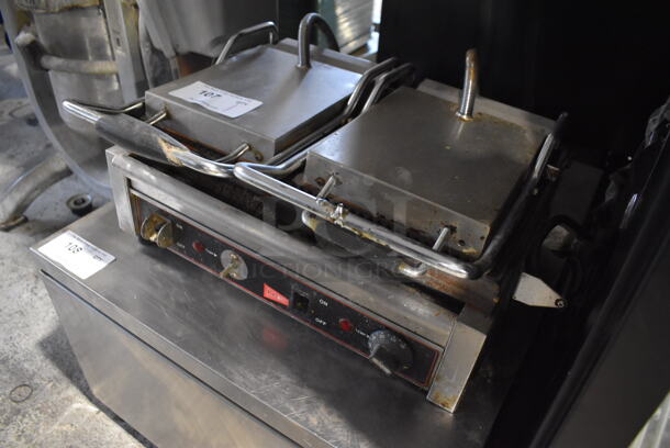 Cecilware SG-2LG Stainless Steel Commercial Countertop Electric Powered Double Panini Press. 240 Volts. 22x16x10 - Image 3 of 7