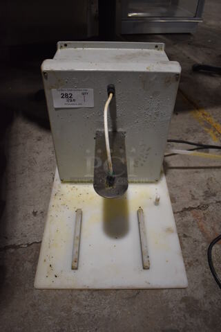 2017 Mallet & Co PPO 491 Metal Commercial Countertop Pizza Pan Oiler. 115 Volts, 1 Phase. 15x22x12. Tested and Does Not Power On