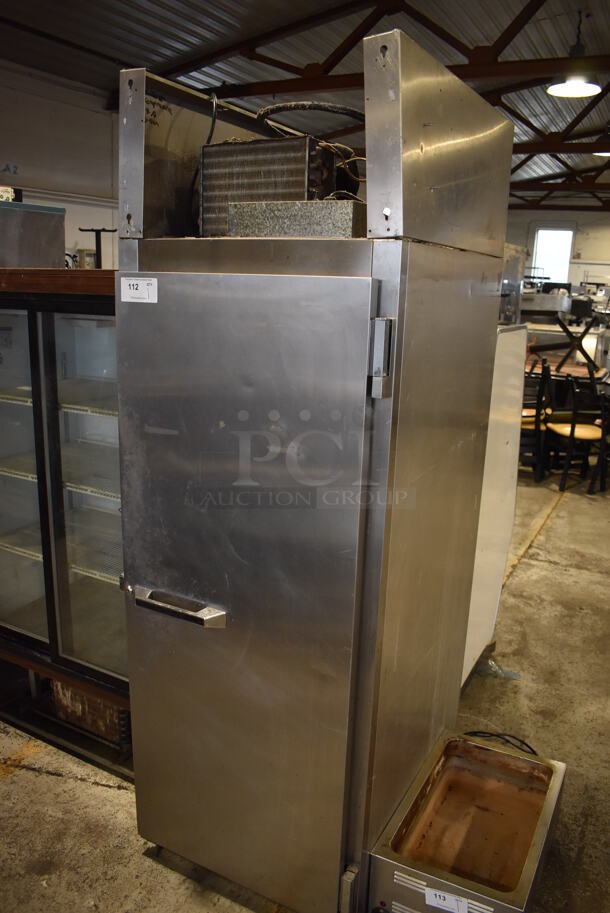 Victory Stainless Steel Commercial Single Door Pass Through Cooler. 26x36x78. Tested and Powers On But Does Not Get Cold - Image 2 of 6
