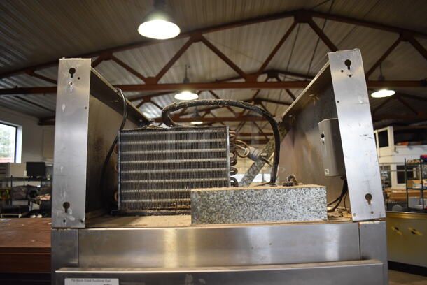 Victory Stainless Steel Commercial Single Door Pass Through Cooler. 26x36x78. Tested and Powers On But Does Not Get Cold - Image 3 of 6