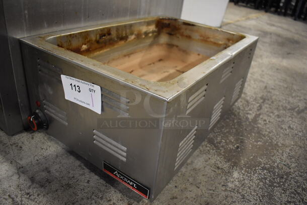 2019 Adcraft FW-1200W Stainless Steel Commercial Countertop Food Warmer. 120 Volts, 1 Phase. 14.5x22.5x9. Tested and Working! - Image 2 of 4