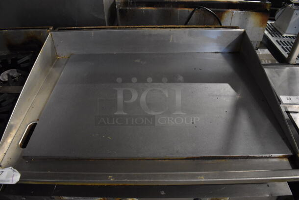 Keating 36BFLD MiraClean Stainless Steel Commercial Countertop Natural Gas Powered Chrome Top Flat Top Griddle. 80,000 BTU. 36x31x16 - Image 3 of 5