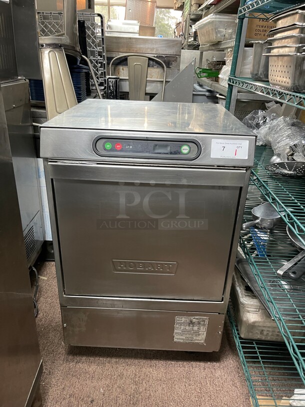 Hobart LX18C Commercial Stainless Undercounter Dishwasher Heavy Duty NSF 115 Volt - Image 2 of 8