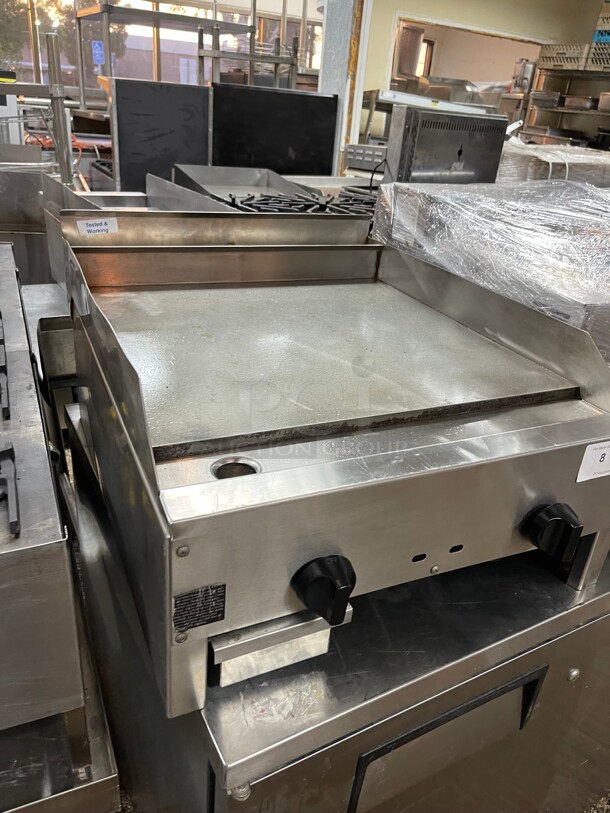 Fully Refurbished! Connerton 24 Inch Commercial Griddle Flat Top Grill NSF Natural Gas Tested and Working!   - Image 3 of 10