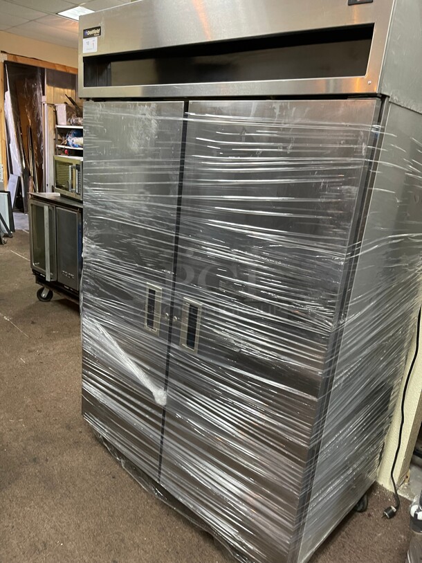 Delfield Commercial Two Stainless Steel Door Freezer NSF 115 Volt