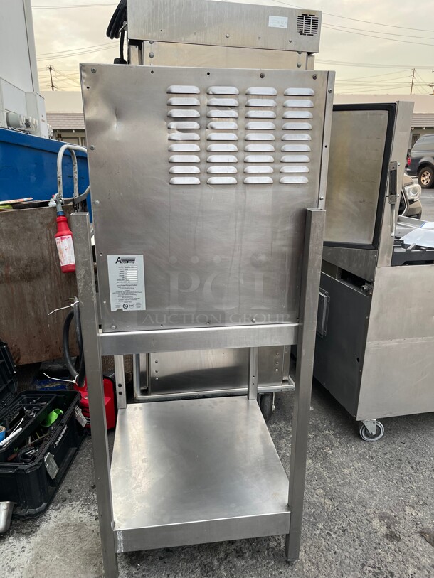 Nice! Convection Steamer- AccuTemp Steam'N'Hold Model: 208D8-100 NSF 220 Volt Three Phase With Stand NSF  - Image 9 of 9