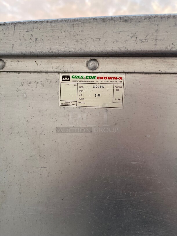 Clean! Cres Cor 100-1841 Aluminum 39 Pan End Load Super-Duty Enclosed Non-Insulated Bun / Sheet Pan Rack NSF  - Image 5 of 11