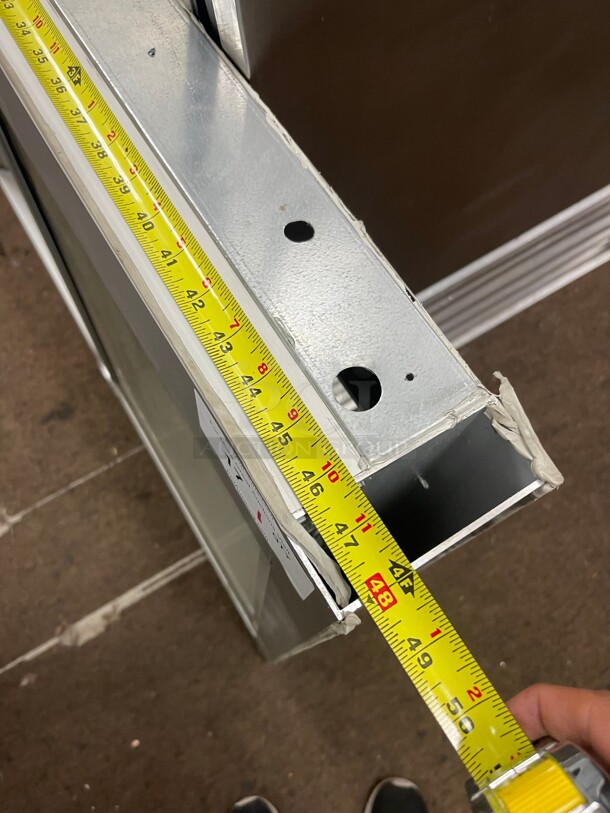New! Quikserv Model 63 Self-Closing Side Sliding Transaction Window With Insulated Glass 48 inch W x 36 inch H Right Hand Slide NSF  - Image 8 of 10