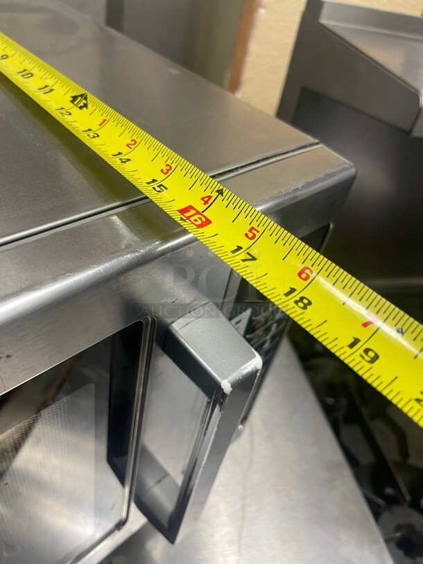 Working! Amana RCS10TS 1000w Commercial Microwave w/ Touch Pad, 120v NSF Tested and Working - Image 8 of 9