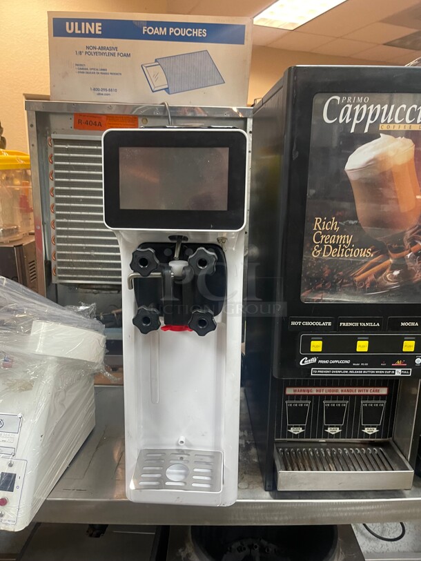 New! Commercial Ice Cream Maker 1000W Countertop Soft Serve Ice Cream Machine 10-15L./H Single Flavor Ice Cream Machine NSF 110 Volt Tested and Working! - Image 2 of 10