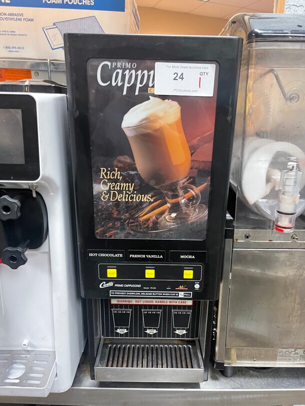 Working! Curtis PC-3D Commercial Cappuccino Machine w/(3) Dispensers, 120v NSF Tested and Working!  - Image 1 of 10