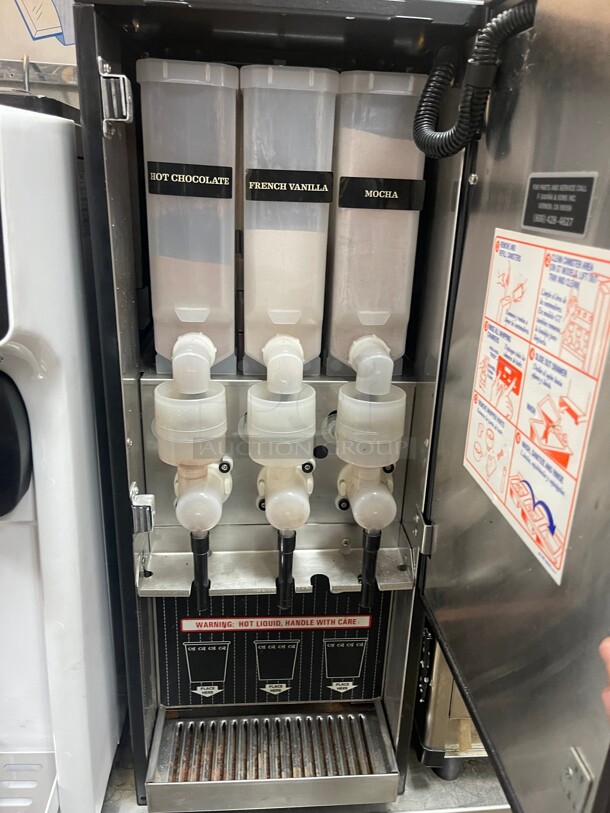 Working! Curtis PC-3D Commercial Cappuccino Machine w/(3) Dispensers, 120v NSF Tested and Working!  - Image 3 of 10