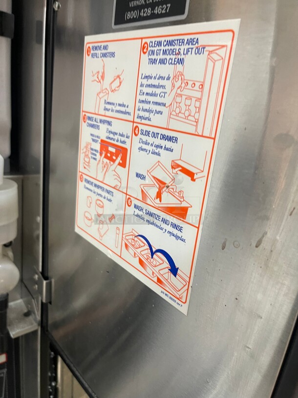 Working! Curtis PC-3D Commercial Cappuccino Machine w/(3) Dispensers, 120v NSF Tested and Working!  - Image 6 of 10