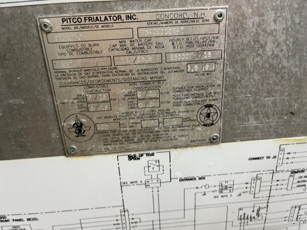 Working! Pitco SRTG14 Natural Gas 17.5 Gallon Commercial Rethermalizer with Digital Controls - 55,000 BTU NSF Tested and Working! - Image 4 of 10