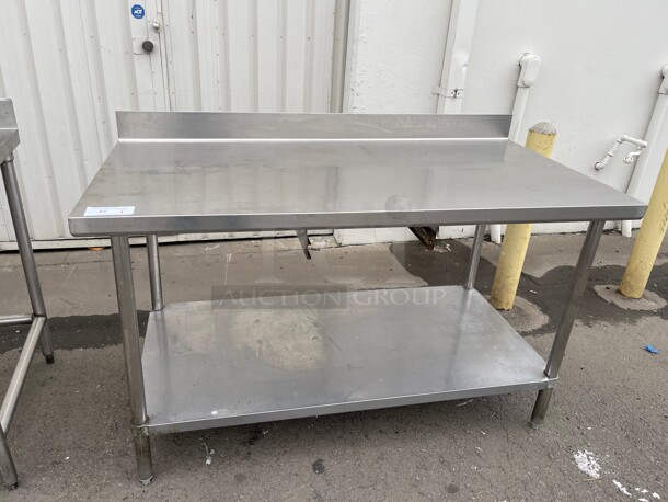 Clean! Fully Stainless Steel Commercial Preparation Work Table NSF 