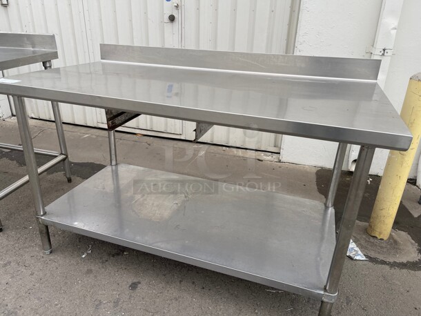 Clean! Fully Stainless Steel Commercial Preparation Work Table NSF  - Image 3 of 7