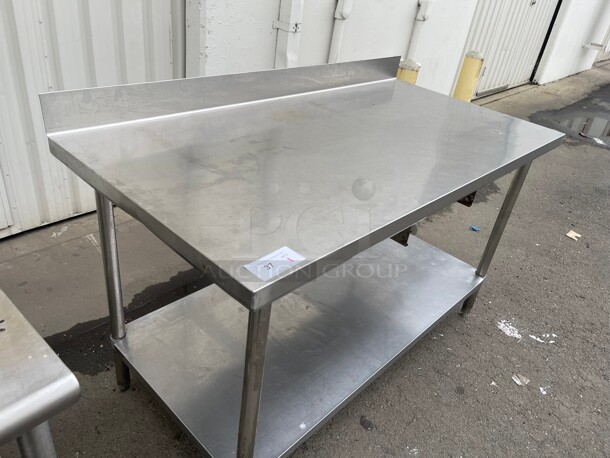 Clean! Fully Stainless Steel Commercial Preparation Work Table NSF  - Image 4 of 7