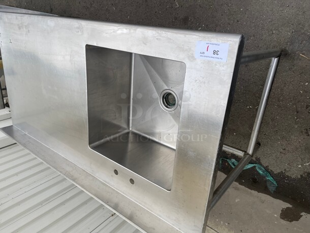 Clean! Fully Stainless Steel Commercial preparation Sink and Work Table NSF  - Image 6 of 6
