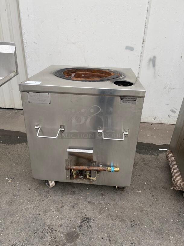 Clean! Tandoor Oven, Commercial NSF Gas Tandoori Oven for Restaurants - 32 inch Natural Gas On Casters Tested and Working! - Image 2 of 6