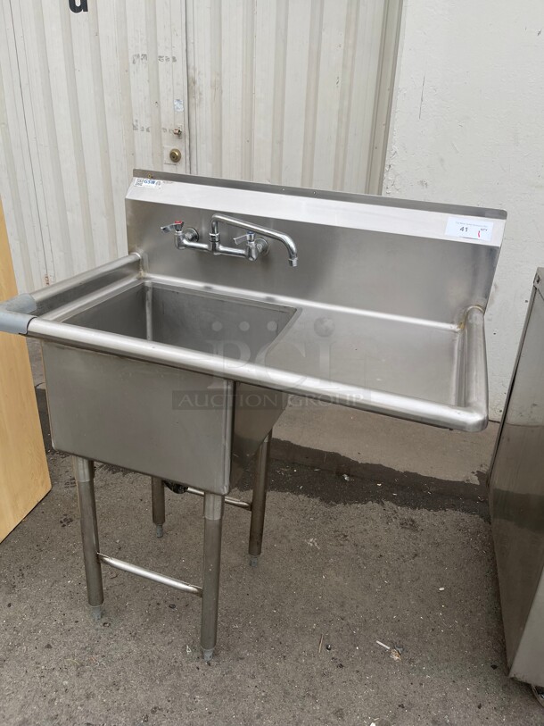 Clean! GSW Fully Stainless Steel Commercial Prep Vegetable sink NSF  - Image 1 of 8