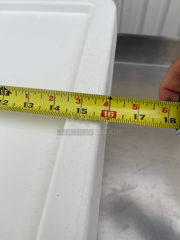 New! 10 Gallon Plastic Ingredient Bin & Flip Top Lid NSF  - Image 6 of 8