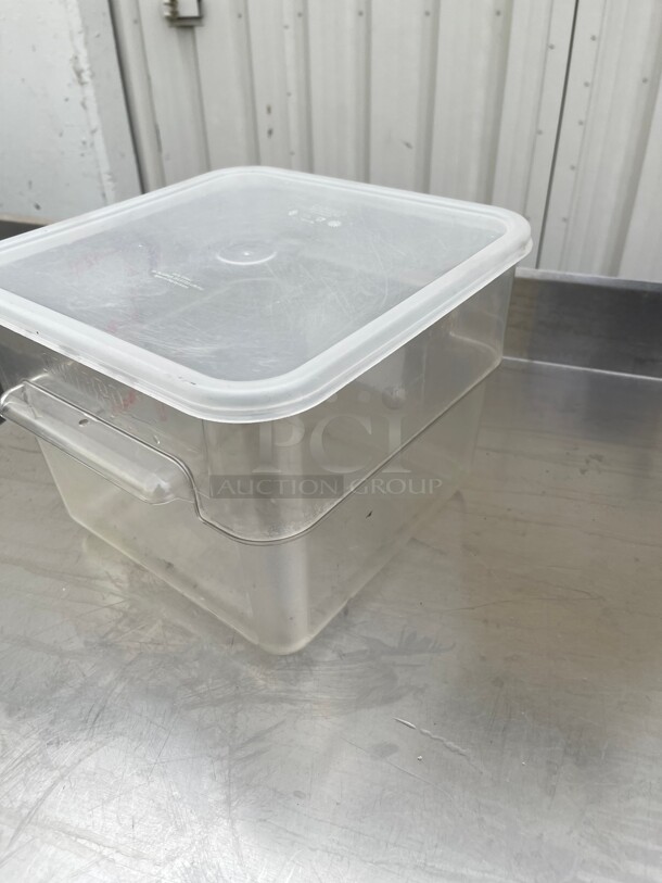 Clean! Cambro® Square Food Storage Containers - 12 Quart - Image 3 of 7