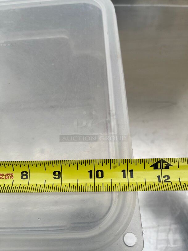 Clean! Cambro® Square Food Storage Containers - 12 Quart - Image 4 of 7