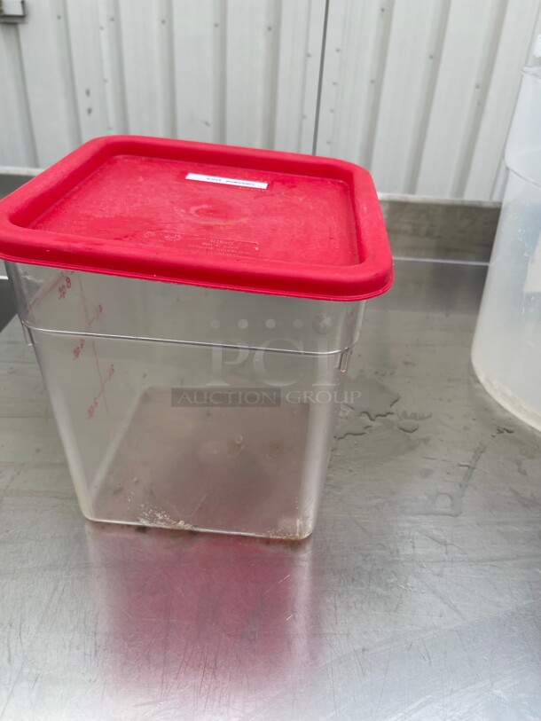 Clean! Cambro® Square Food Storage Containers - 8 Quart - Image 4 of 4
