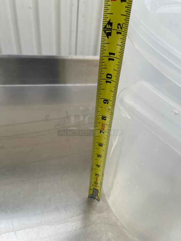 Clean! Commercial Cambro 18 Qt Clear Round Storage Container NSF - Image 5 of 6