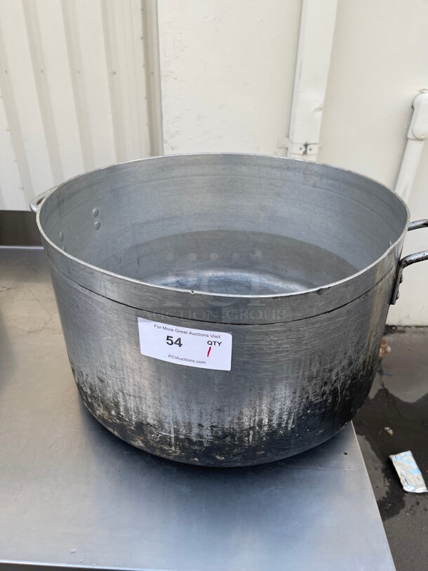 Commercial Large Size Aluminum Cooking Pot NSF With Handles - Image 1 of 5