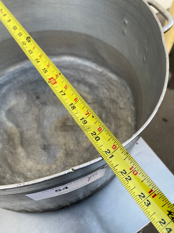 Commercial Large Size Aluminum Cooking Pot NSF With Handles - Image 5 of 5