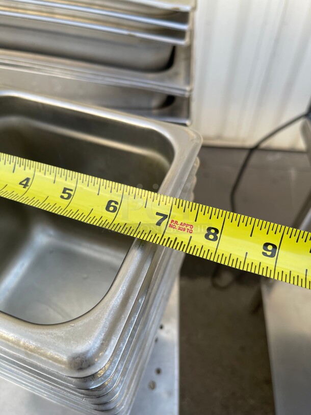 Cambro 64CW135 Camwear 1/6 Size Stainless  Food Pan - 4 inch Deep - Image 5 of 7