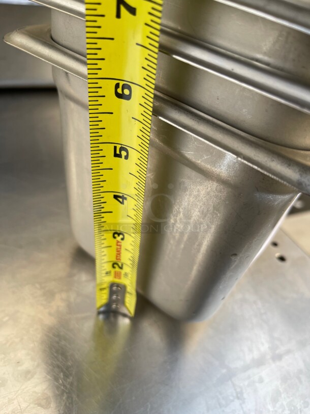 Cambro 64CW135 Camwear 1/6 Size Stainless  Food Pan - 4 inch Deep - Image 7 of 7