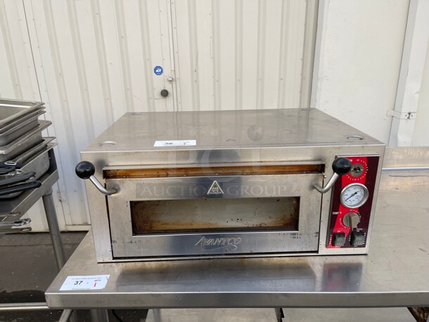 Working! Avantco DPO-18-S Commercial Single Deck Countertop Pizza/Bakery Oven - 1700W, 120V NSF Tested and Working - Image 2 of 7