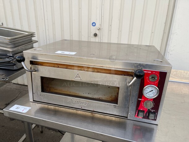 Working! Avantco DPO-18-S Commercial Single Deck Countertop Pizza/Bakery Oven - 1700W, 120V NSF Tested and Working - Image 3 of 7