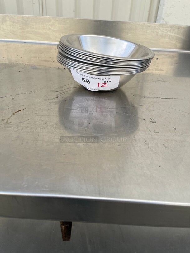 Commercial Stainless Steel Serving Plates NSF - Image 2 of 5
