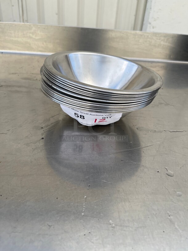 Commercial Stainless Steel Serving Plates NSF - Image 3 of 5