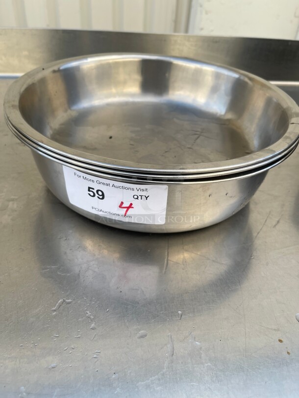 Commercial Stainless Steel Serving Plates NSF
