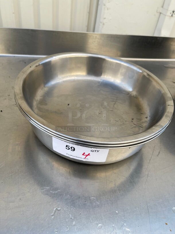 Commercial Stainless Steel Serving Plates NSF - Image 2 of 5