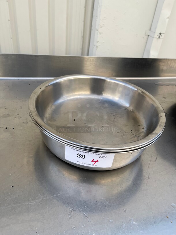 Commercial Stainless Steel Serving Plates NSF - Image 3 of 5