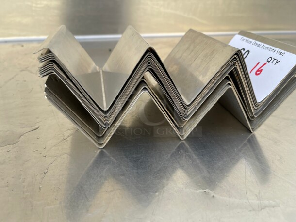 Clean! Taco Holders  - Stainless Steel Taco Stand Rack Tray Style by ARTTHOME, Oven Safe for Baking, Dishwasher and Grill Safe - Image 3 of 7
