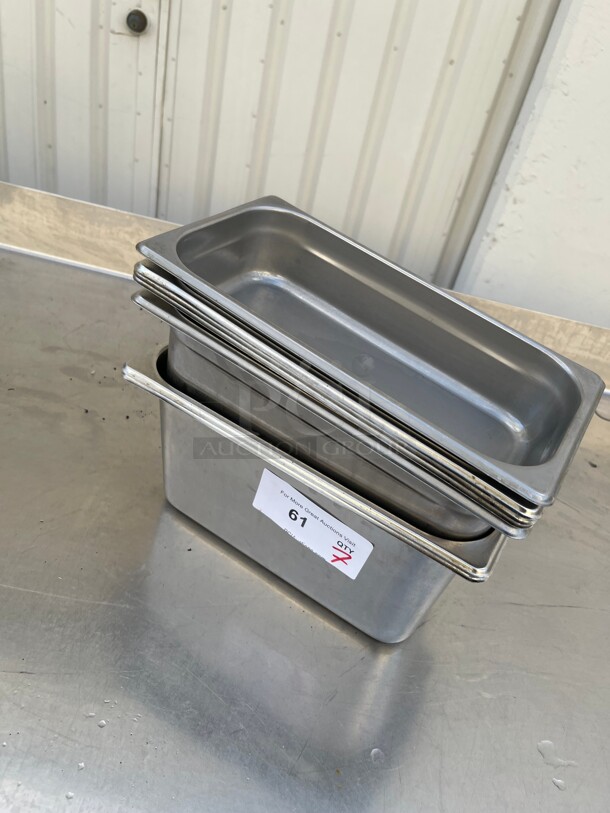 Choice 1/3 Size 6 inch Deep 24 Gauge Anti-Jam Stainless Steel Steam Table / Hotel Pan NSF - Image 2 of 8