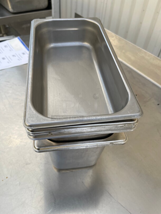 Choice 1/3 Size 6 inch Deep 24 Gauge Anti-Jam Stainless Steel Steam Table / Hotel Pan NSF - Image 3 of 8