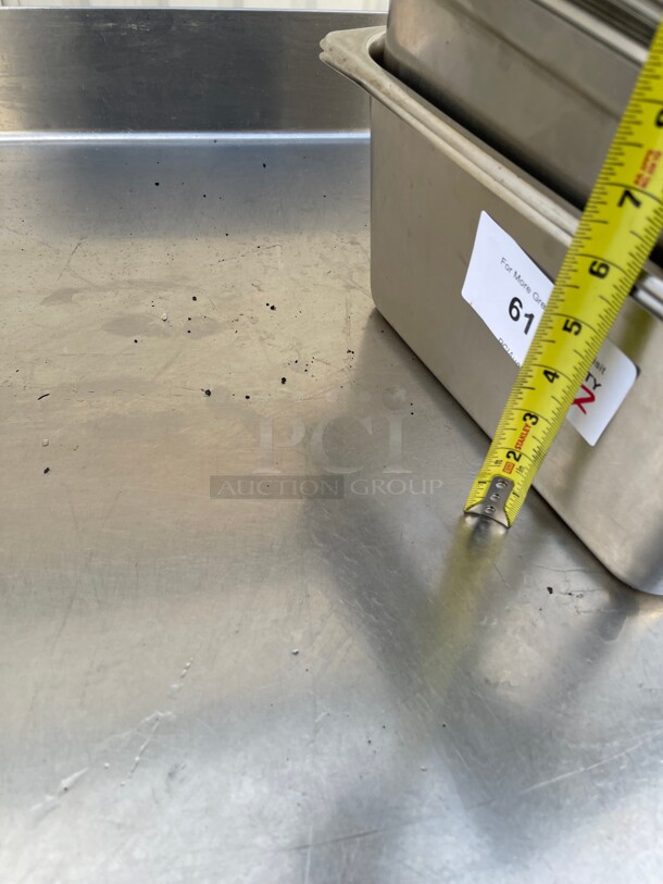 Choice 1/3 Size 6 inch Deep 24 Gauge Anti-Jam Stainless Steel Steam Table / Hotel Pan NSF - Image 8 of 8
