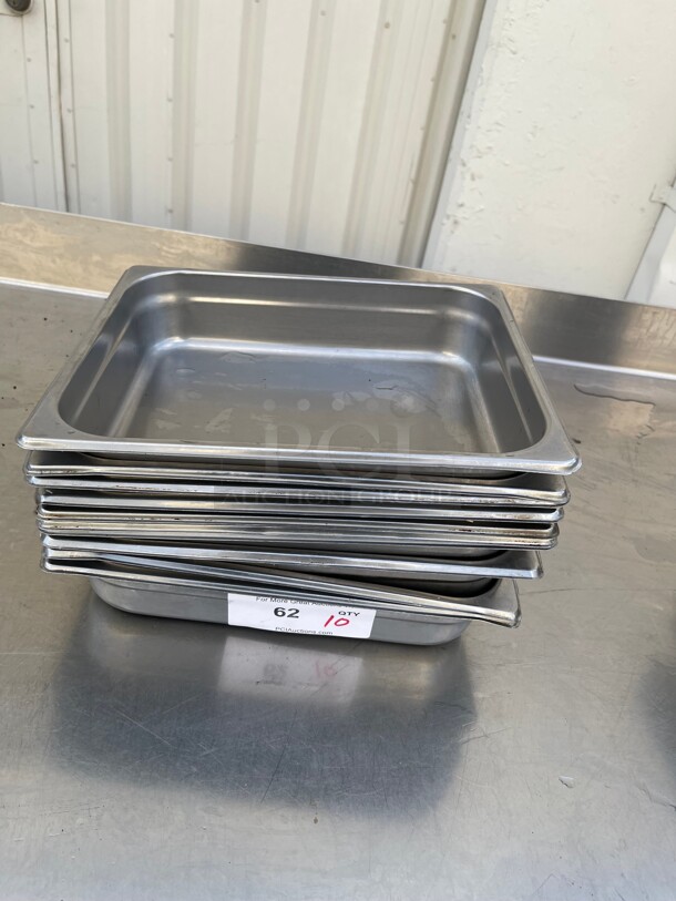 Choice 1/2 Size 6 inch Deep 24 Gauge Anti-Jam Stainless Steel Steam Table / Hotel Pan NSF - Image 1 of 8