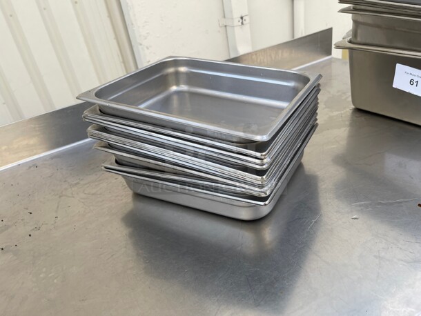 Choice 1/2 Size 6 inch Deep 24 Gauge Anti-Jam Stainless Steel Steam Table / Hotel Pan NSF - Image 3 of 8