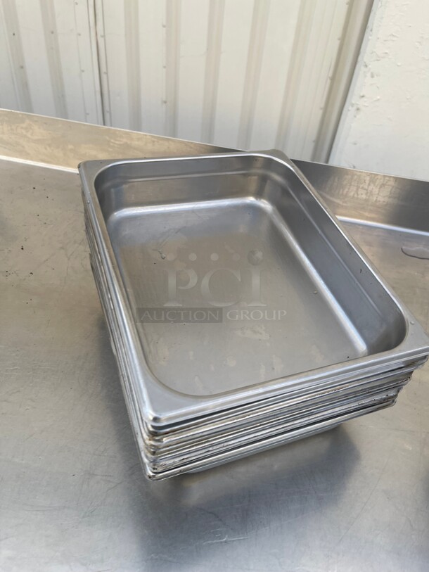Choice 1/2 Size 6 inch Deep 24 Gauge Anti-Jam Stainless Steel Steam Table / Hotel Pan NSF - Image 4 of 8