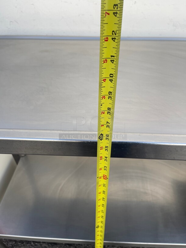 Clean! Two Levels Fully Stainless Steel Commercial Table NSF  - Image 8 of 9