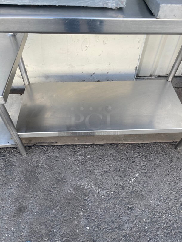 Clean! Two Levels Fully Stainless Steel Commercial Table NSF  - Image 9 of 9